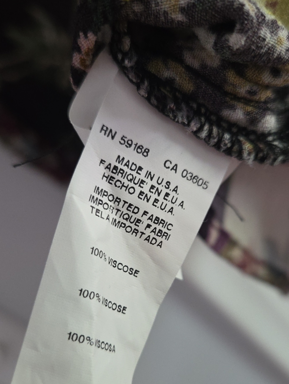 Karen Kane blouse patchwork L - Picture 4 of 7